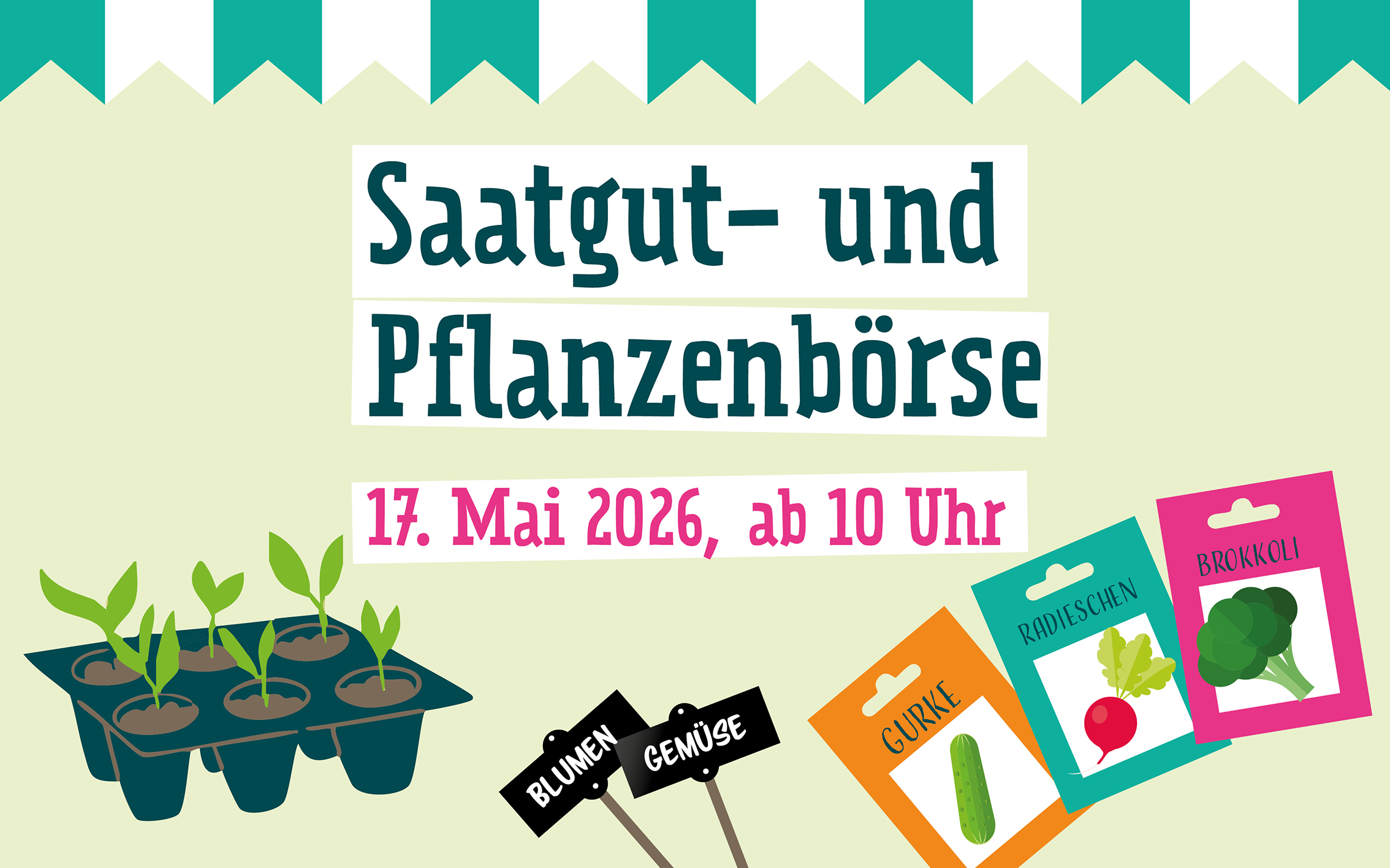 Pflanzenbörse 17.5.2026 ab 10 Uhr